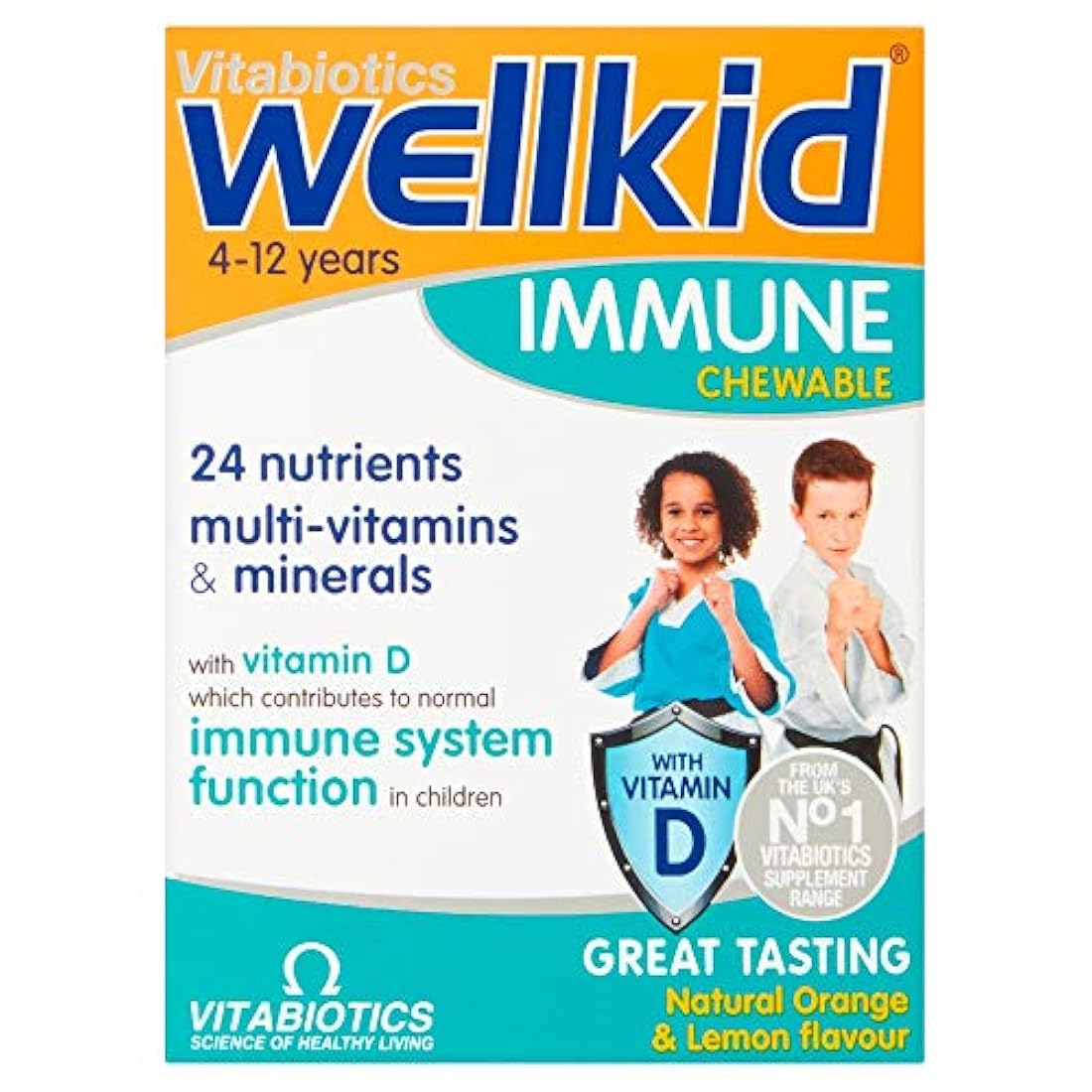 Vitabiotics wellkid inmune Chewable 30 tabletas
