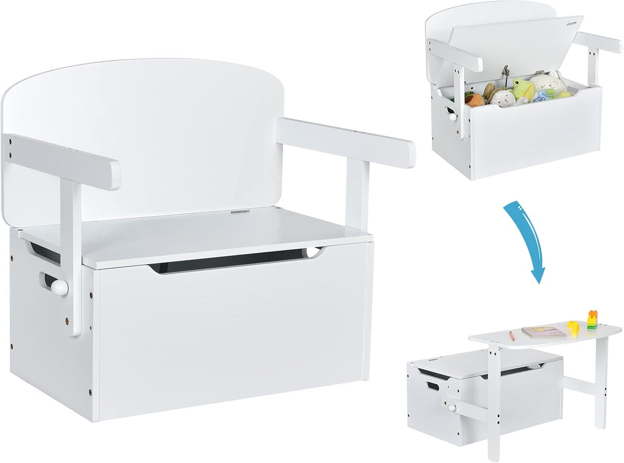 Juego de mesa y silla para niños con asa integrada