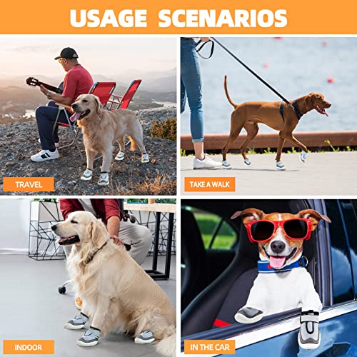 Hcpet Botas de perro transpirables para pavimento caliente