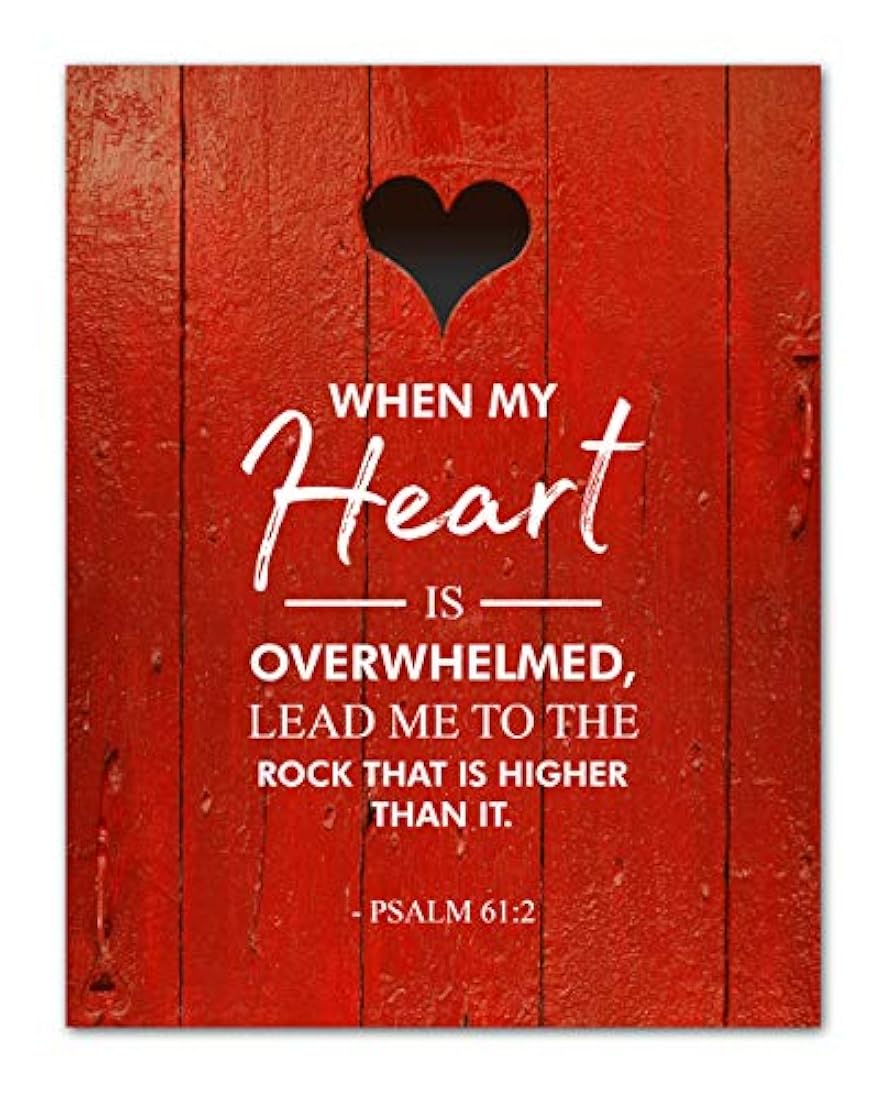 Salmo 61: 2 impresion sin marco 11x14