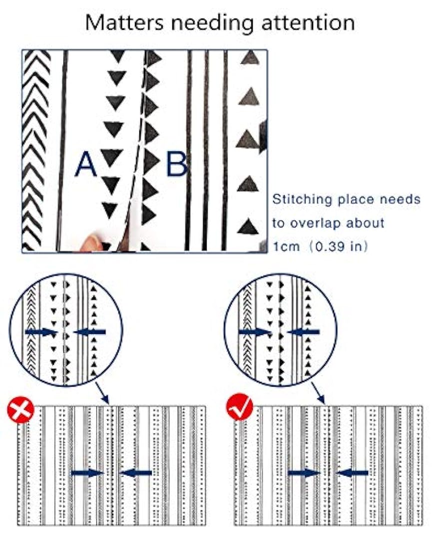 HaokHome 96020-Papel pintado de vinilo adhesivo para pared