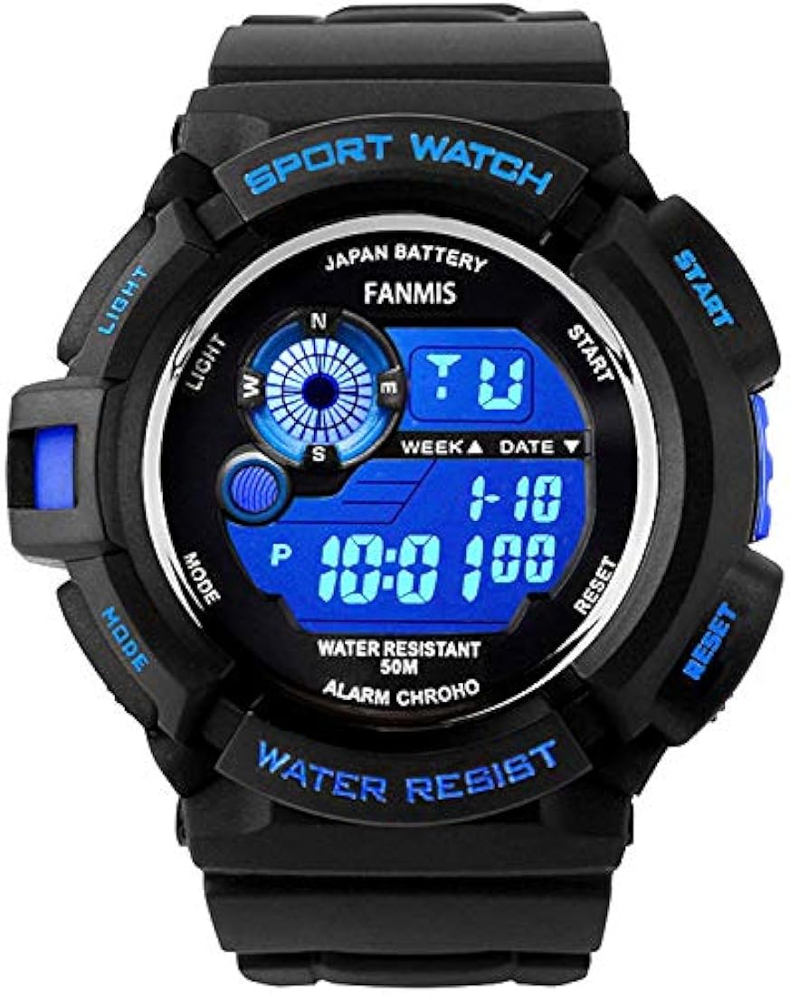 Reloj deportivo digital para hombre