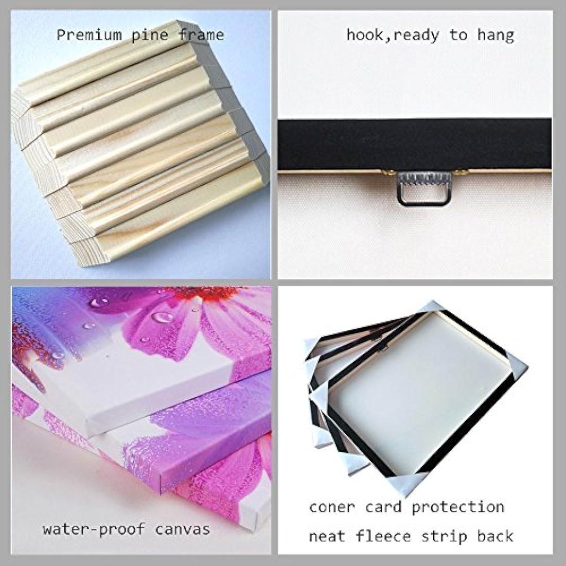 Welmeco - 5 piezas de Arte para Decoración de la pared