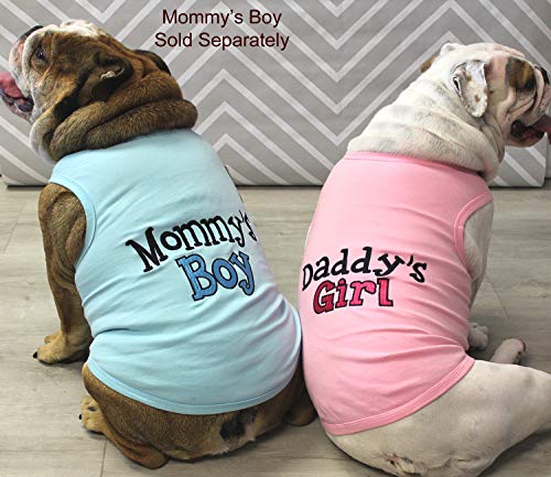 Ropa para perros y gatos Camisetas con frases de Mommy's Boy