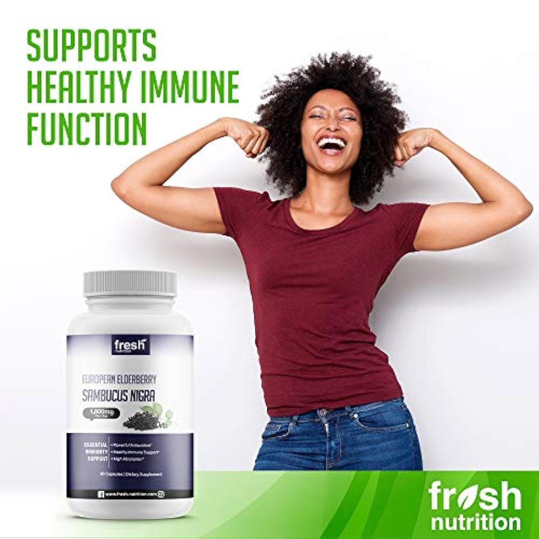 Apoyo inmunológico de saúco - El ADN más fuerte verificado