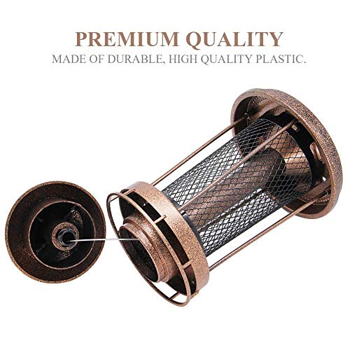 Comedero de aves silvestres que cuelga, en forma de faro