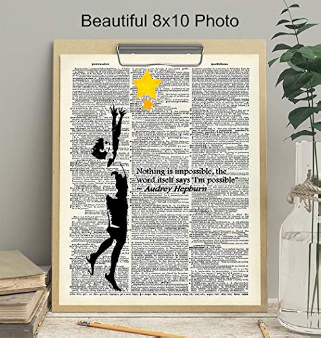 cartel decorativo de Cita inspirada de Audrey Hepburn