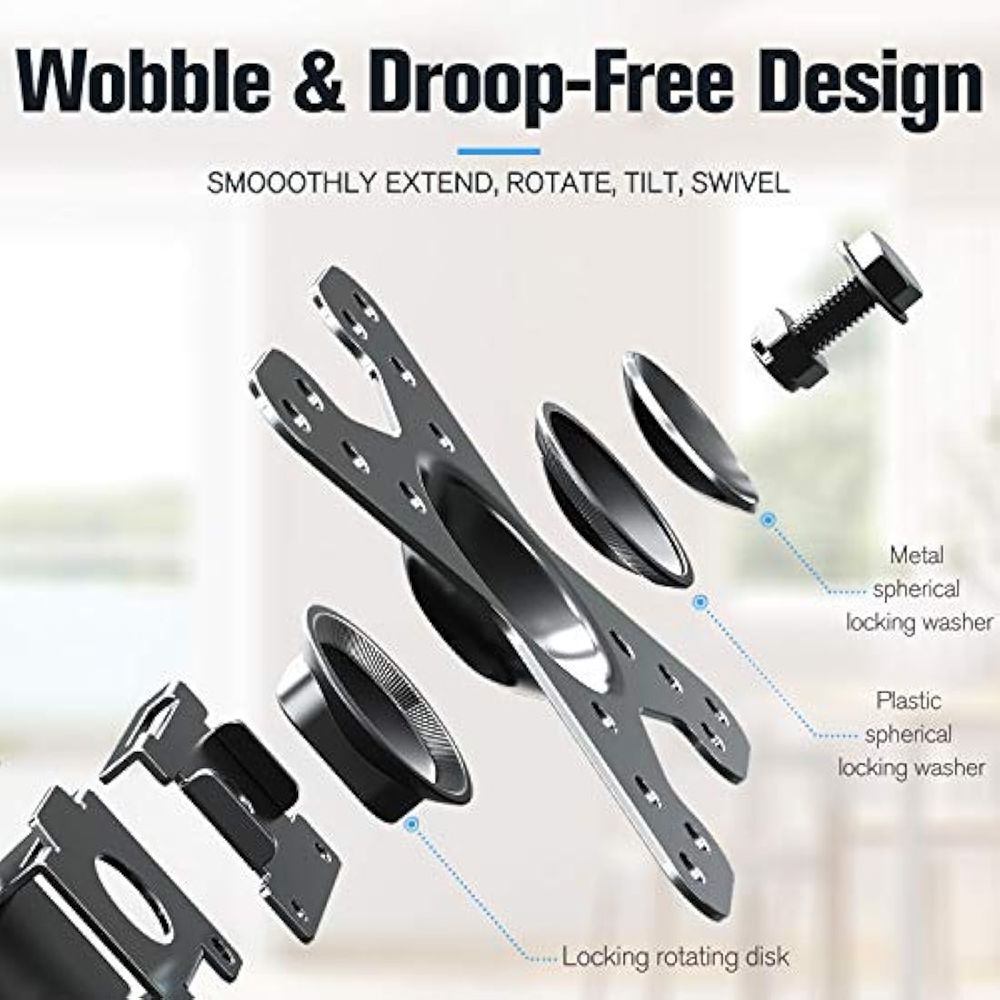 Soporte de pared para tv de 10 a 26 pulgadas