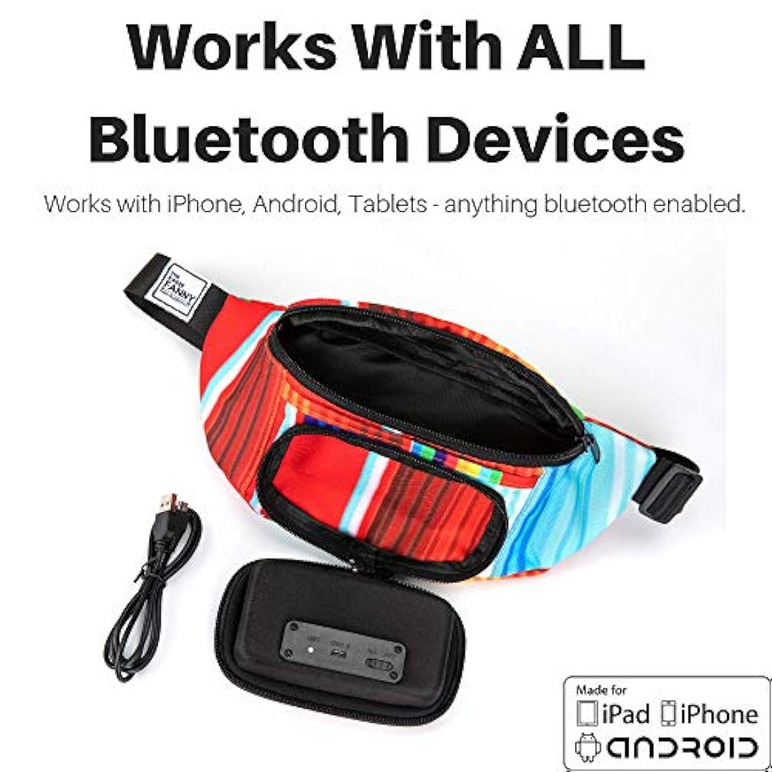 La Rager Fanny -altavoces con  Bluetooth fannypack.