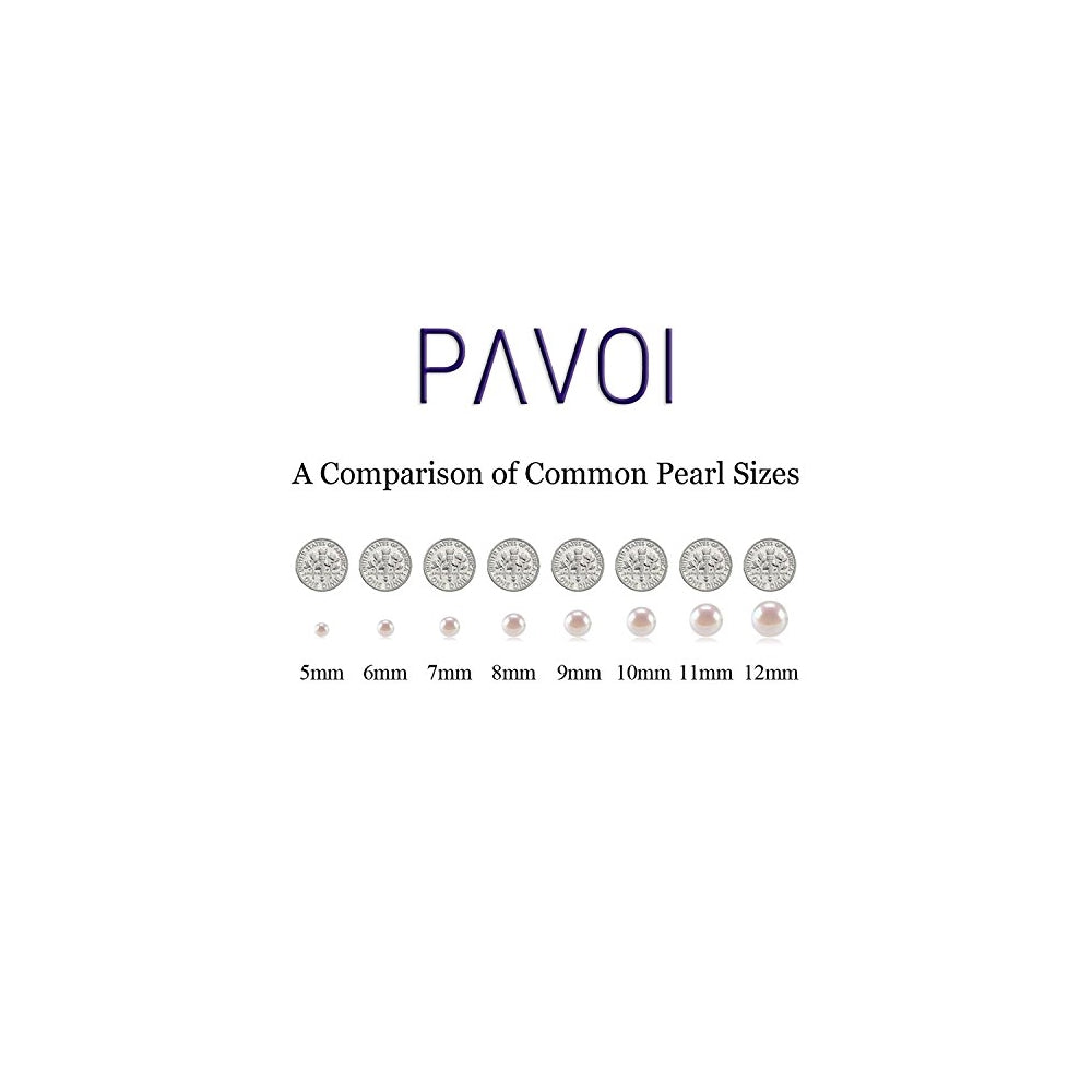 Aretes de perlas plata chapada en rodio