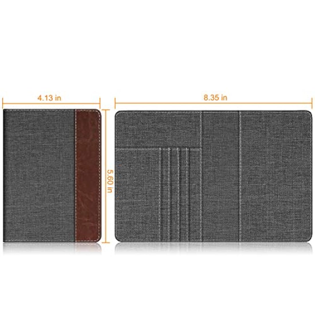 Portadocumentos de viaje estilo Funda para tarjeta pasaporte