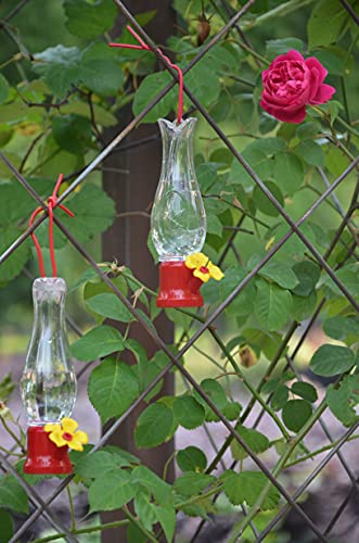 comederos de colibrí 4 paquetes de tulipán y ligeros