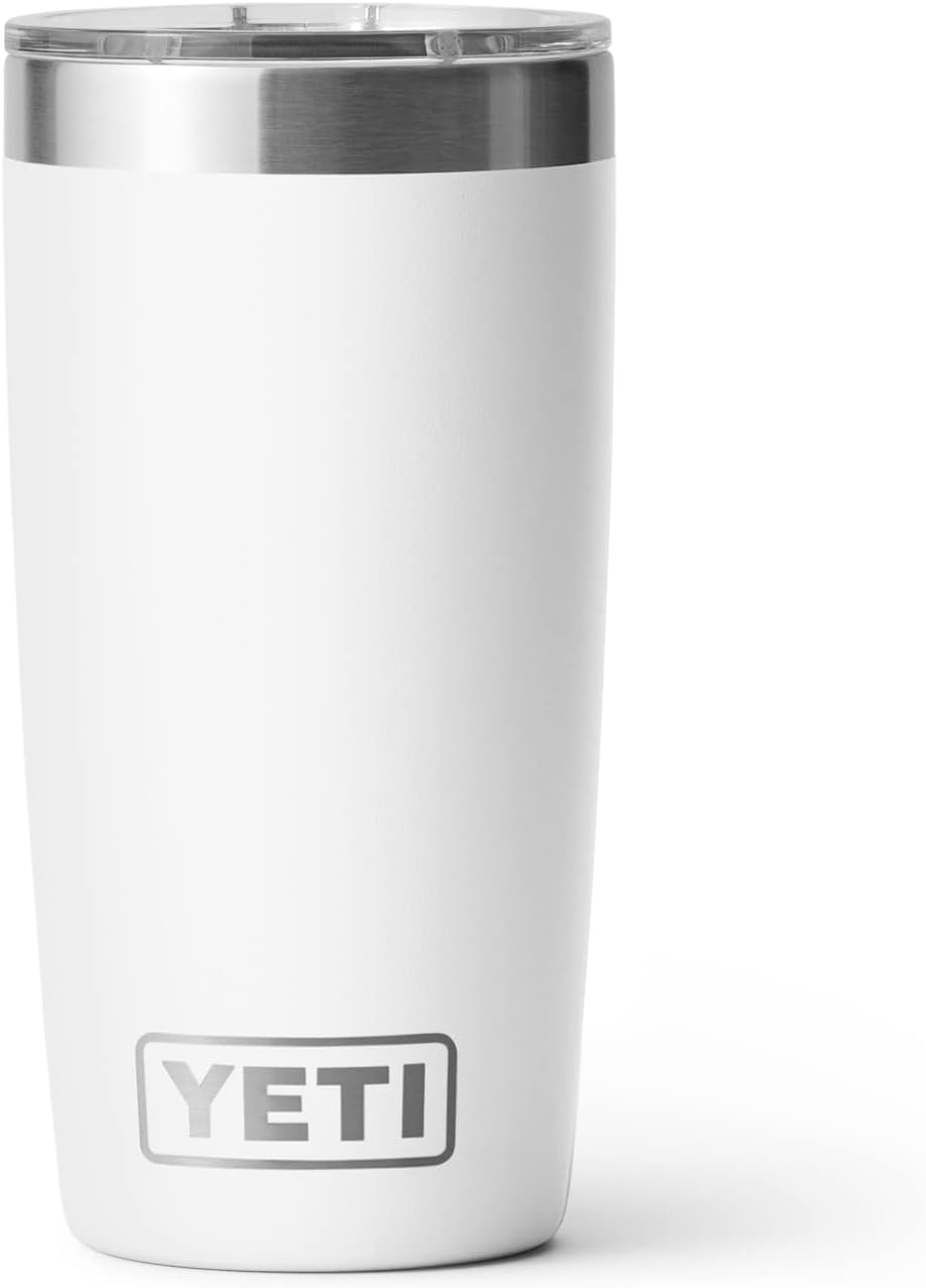 Taza YETI Rambler 10 oz, Acero Inoxidable, Blanco