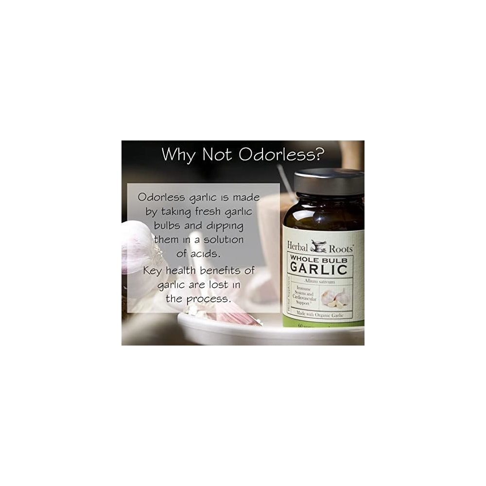 Suplementos orgánicas de ajo de bulbo entero cardiovascular