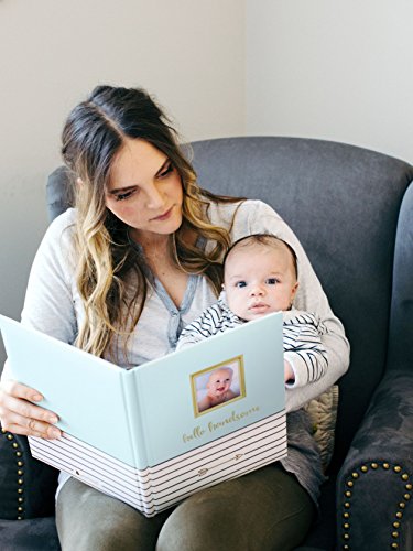 Primer libro para recuerdos de Bebes color Azul