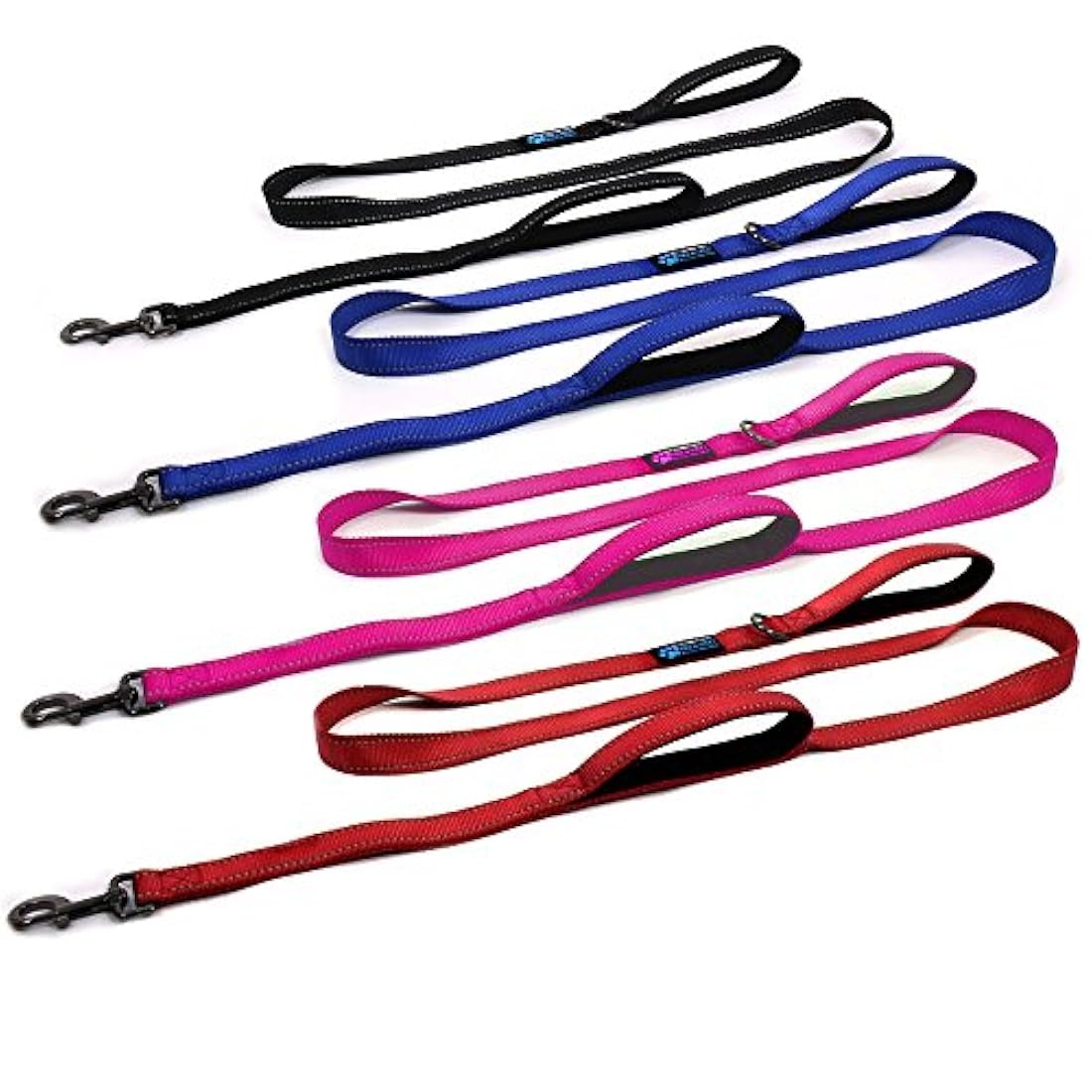 Correa para perros Reflexivo (negro, 6 pies)