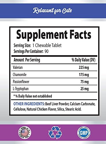 Pastillas relajantes PET SUPPLEMENTS para gatos