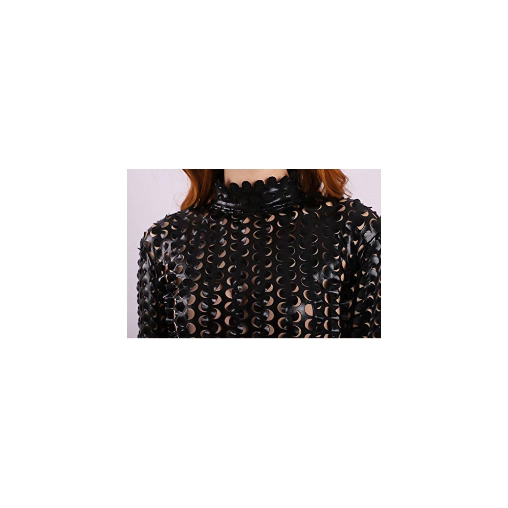 Disfraz catra unisex tallado en hueco, brillante talla S