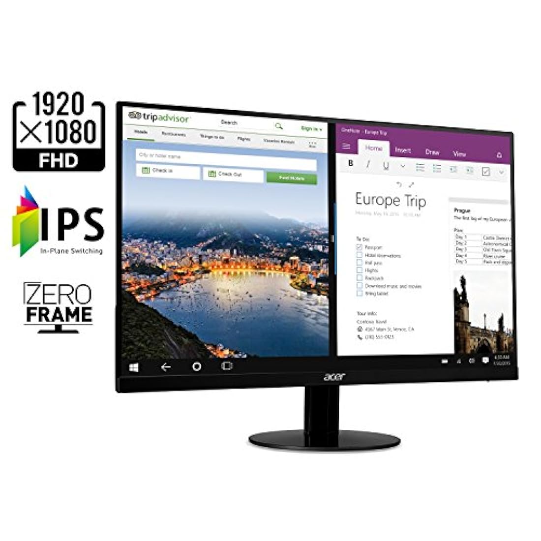 Monitor Acer Full HD (1920 x 1080) IPS Ultra-Thin Zero