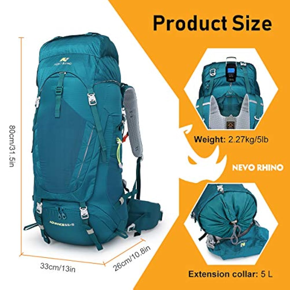 Mochila de senderismo-para acampar