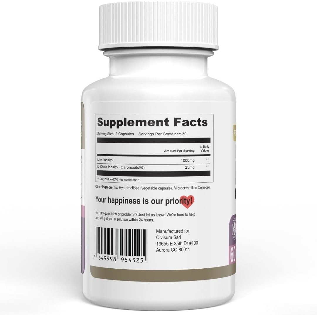 Suplemento Hormonal Swiss Activa+ Myo D-Chiro Inositol 30 días