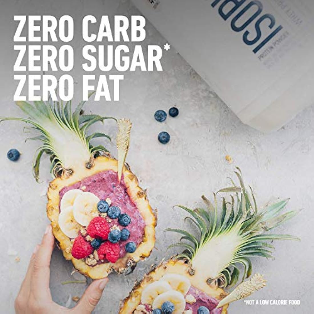 Proteína vegana de base vegetal de Isopure - orgánico