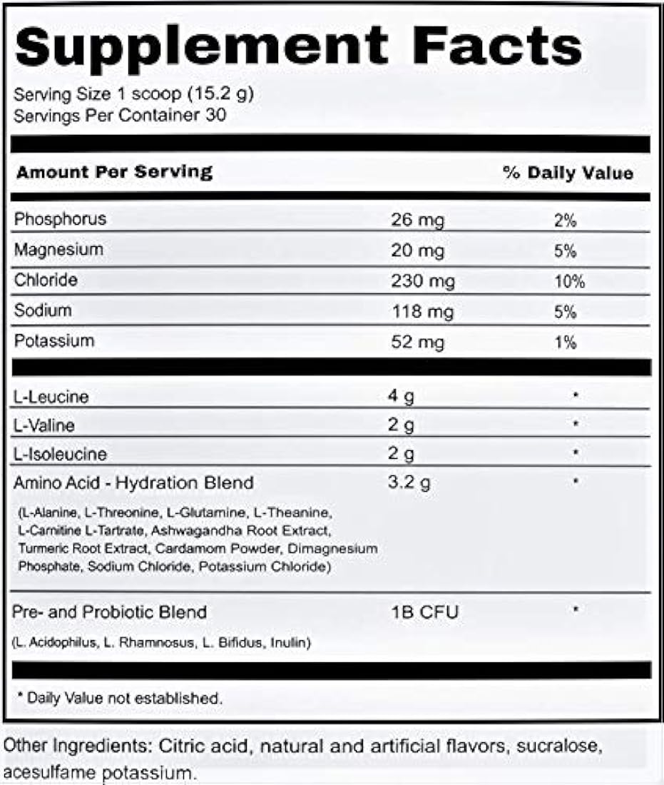 Suplemento de recuperación muscular