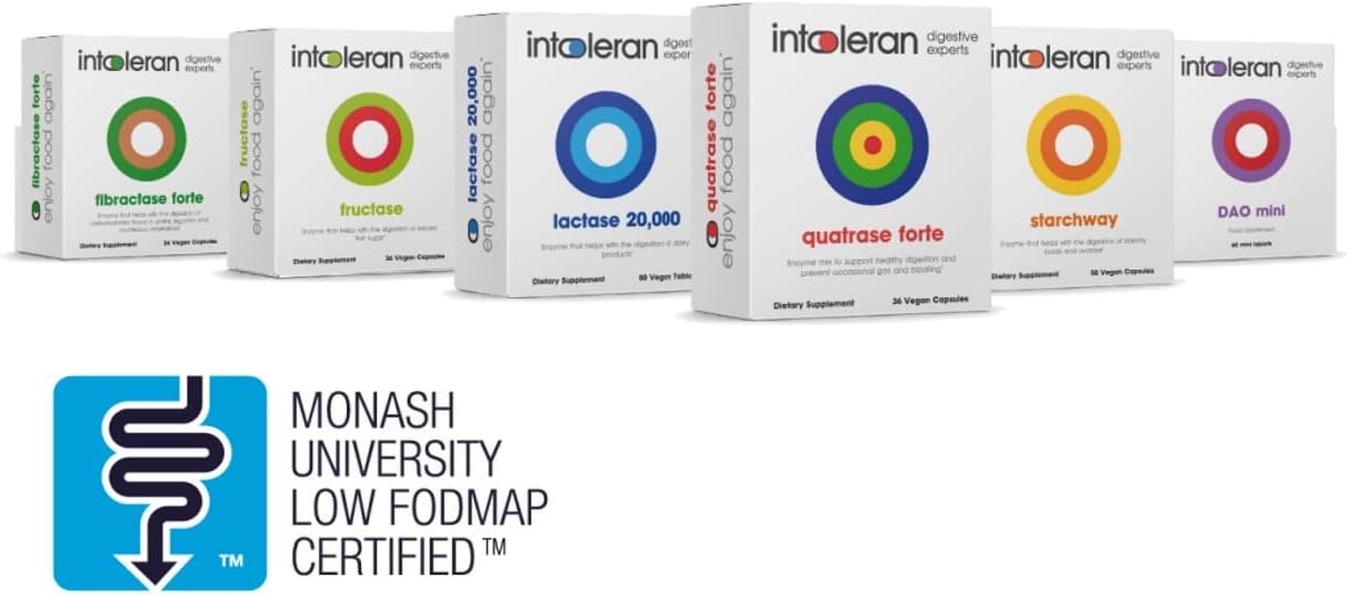 Suplemento Intoleran Lactasa 10,000 enzima lactasa 36 cáp