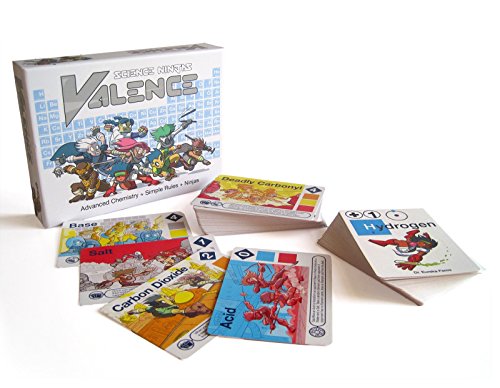Science Ninjas: Valence Card Game- Química avanzada Reglas