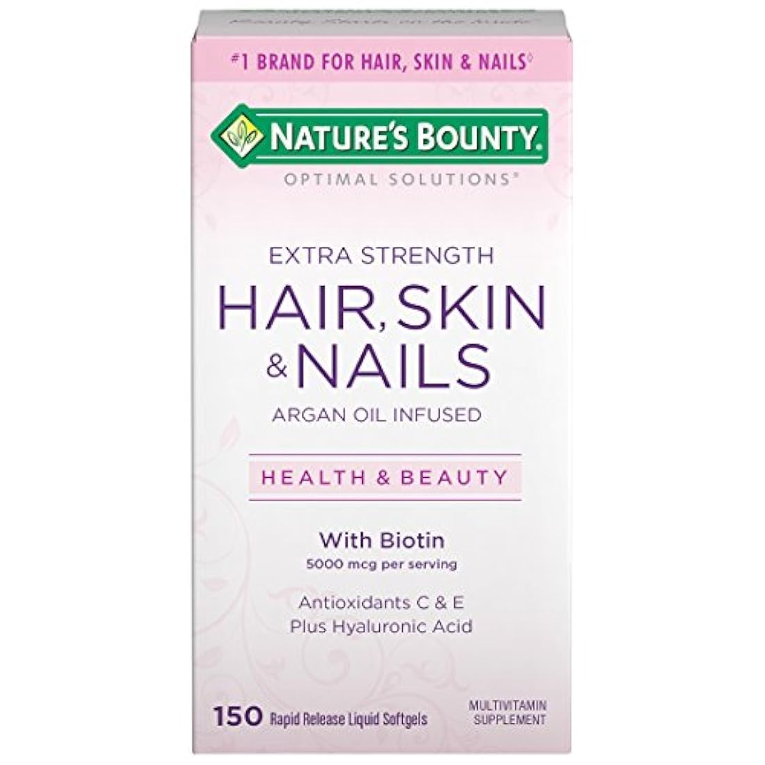 Nature's Bounty Optimal Solutions - Piel y uñas extra fuerza