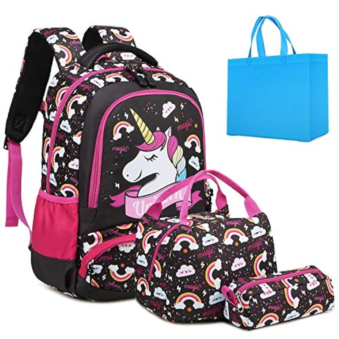 Juego de mochila para niñas con bolsa de almuerzo