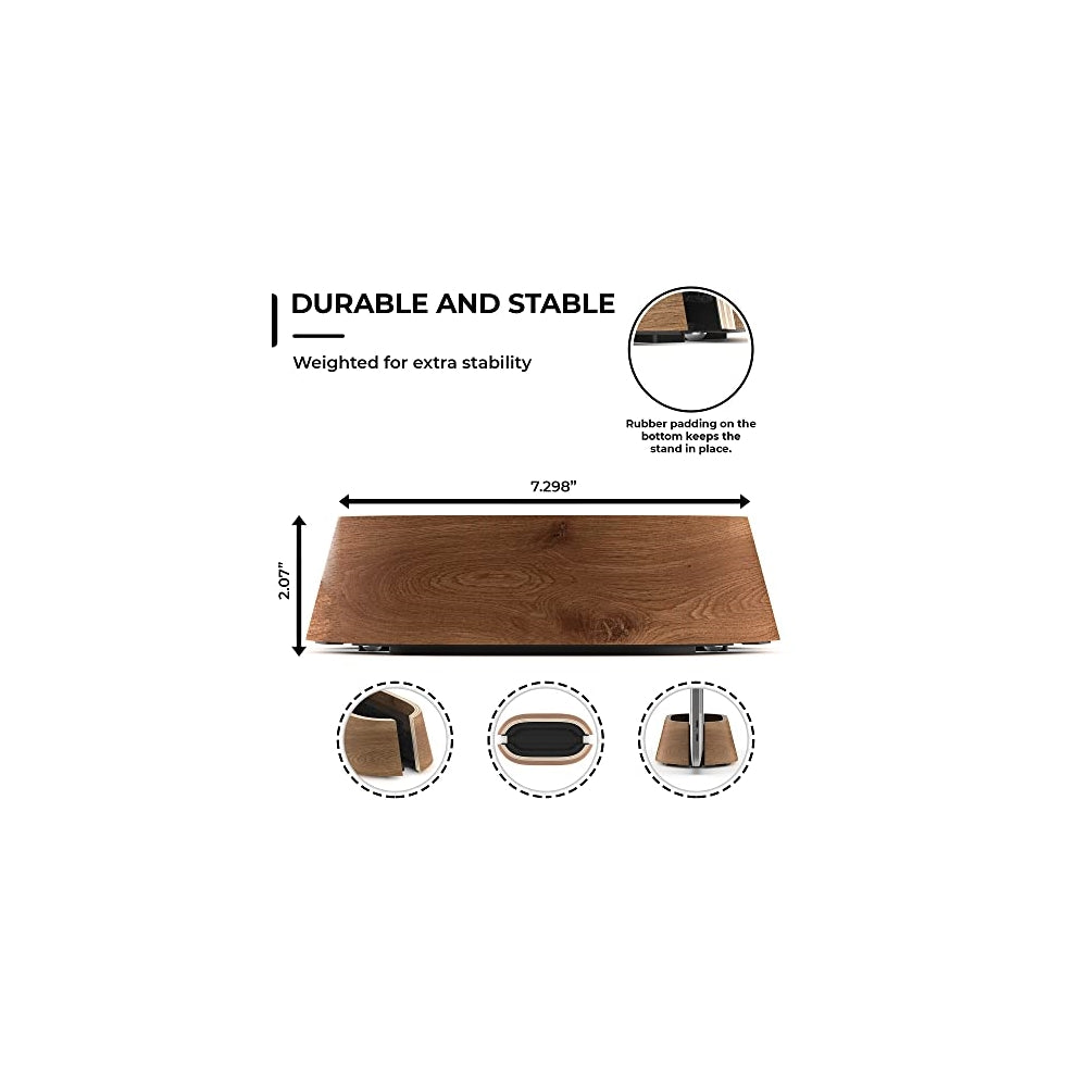 Bases o Soporte vertical de madera para portátil