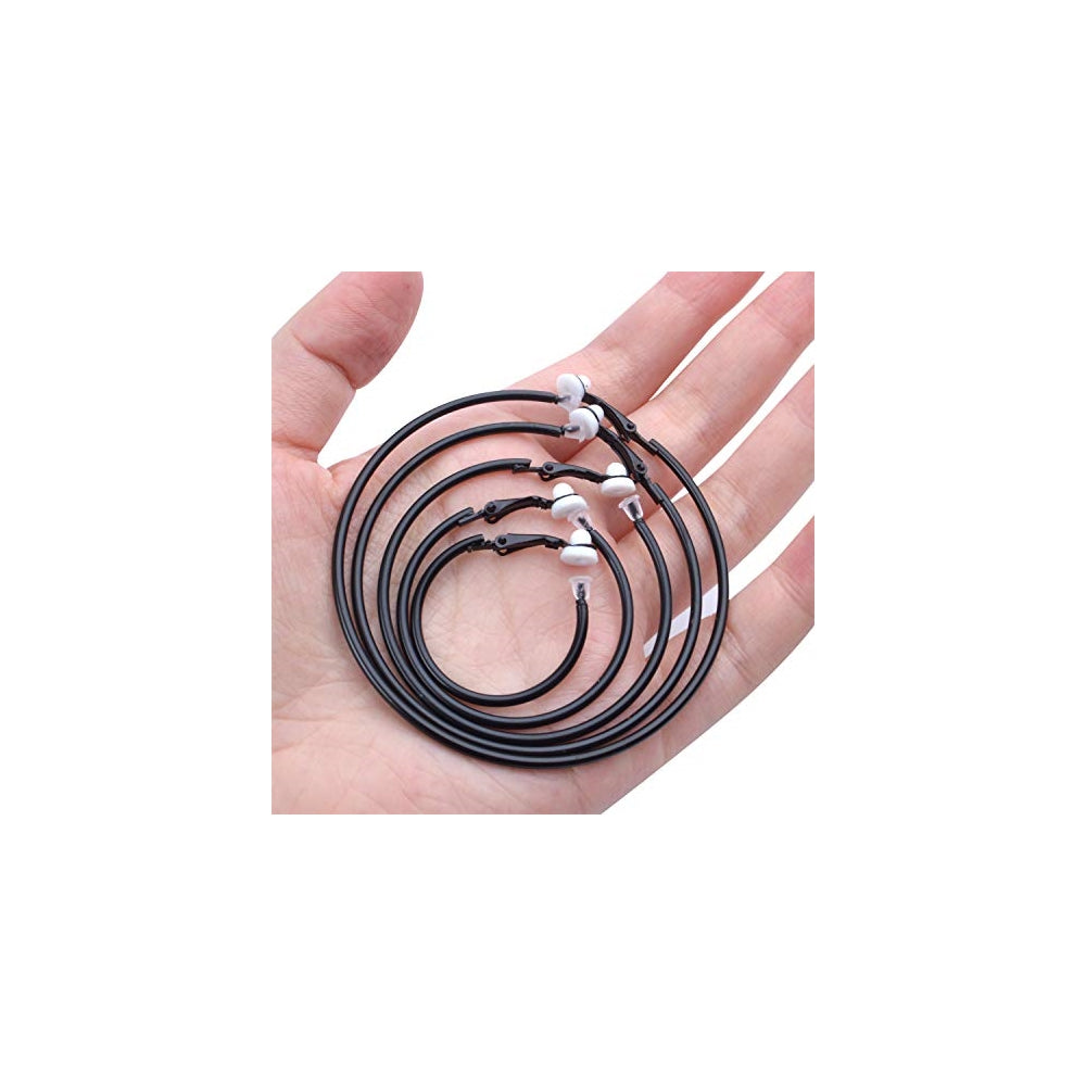 Aretes de clip para mujer 5 pares