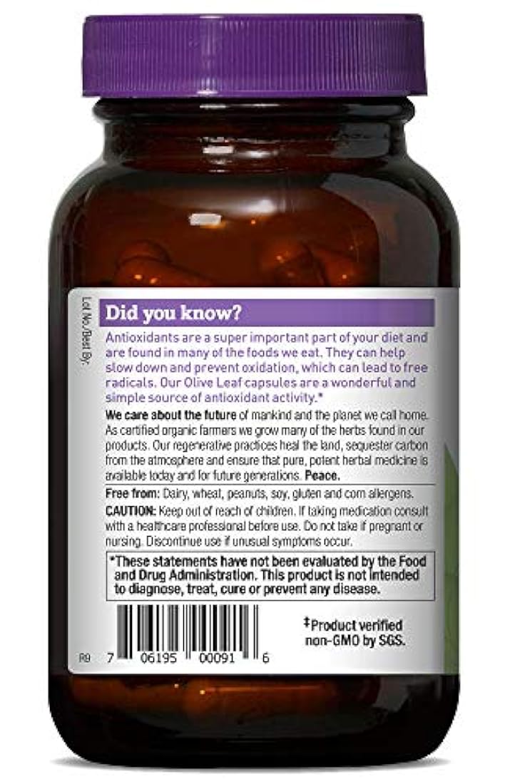 Oregon 's Wild cosecha hoja de olivo Suplemento, 90 unidades