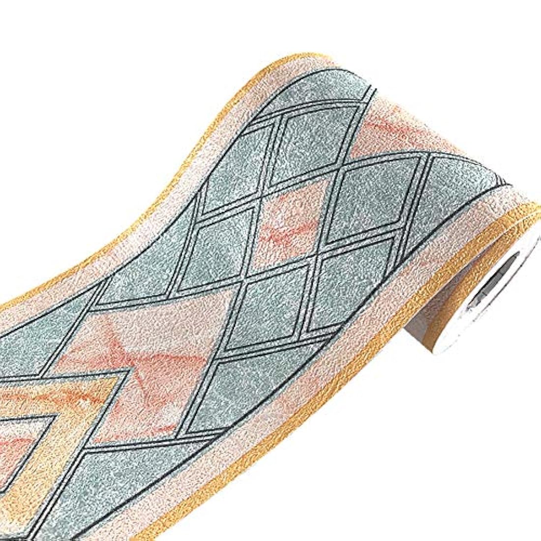 papel pintado autoadhesivo 3D color azul (4.7 x 4,6 pies)