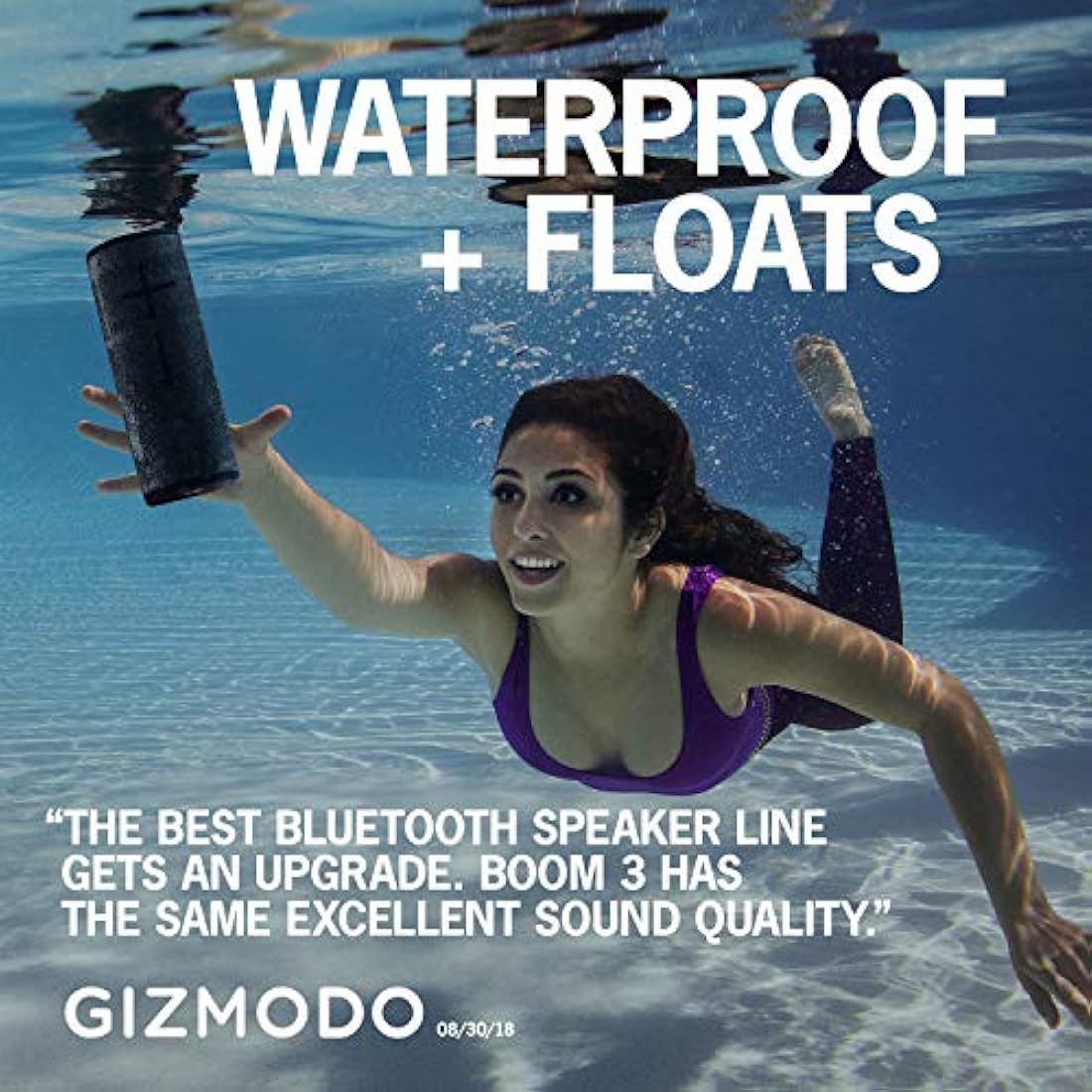 BOOM 3 Parent, parlante acuático sonido bajo el agua