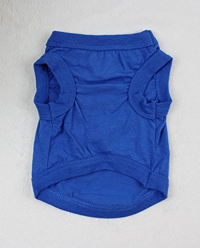 Camisas para perros, camisetas para perros, camisas para cachorros, chaleco para perros, chaleco para cachorros, ropa para mascotas, ropa para perros pequeños, ropa de verano para perros, ropa de playa para perra hembra, xs, Azul oscuro puro