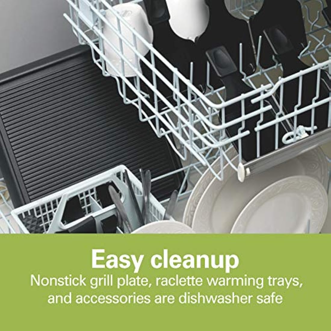 Parrilla eléctrica de 8 porciones Raclette para interiores