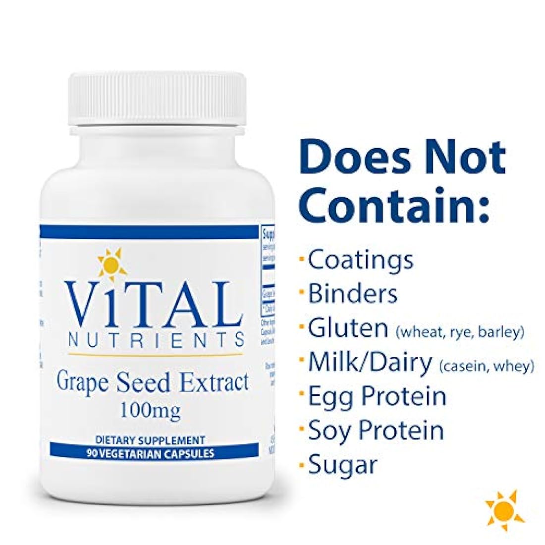 Nutrientes vitales – Extracto de semilla de uva 100 mg