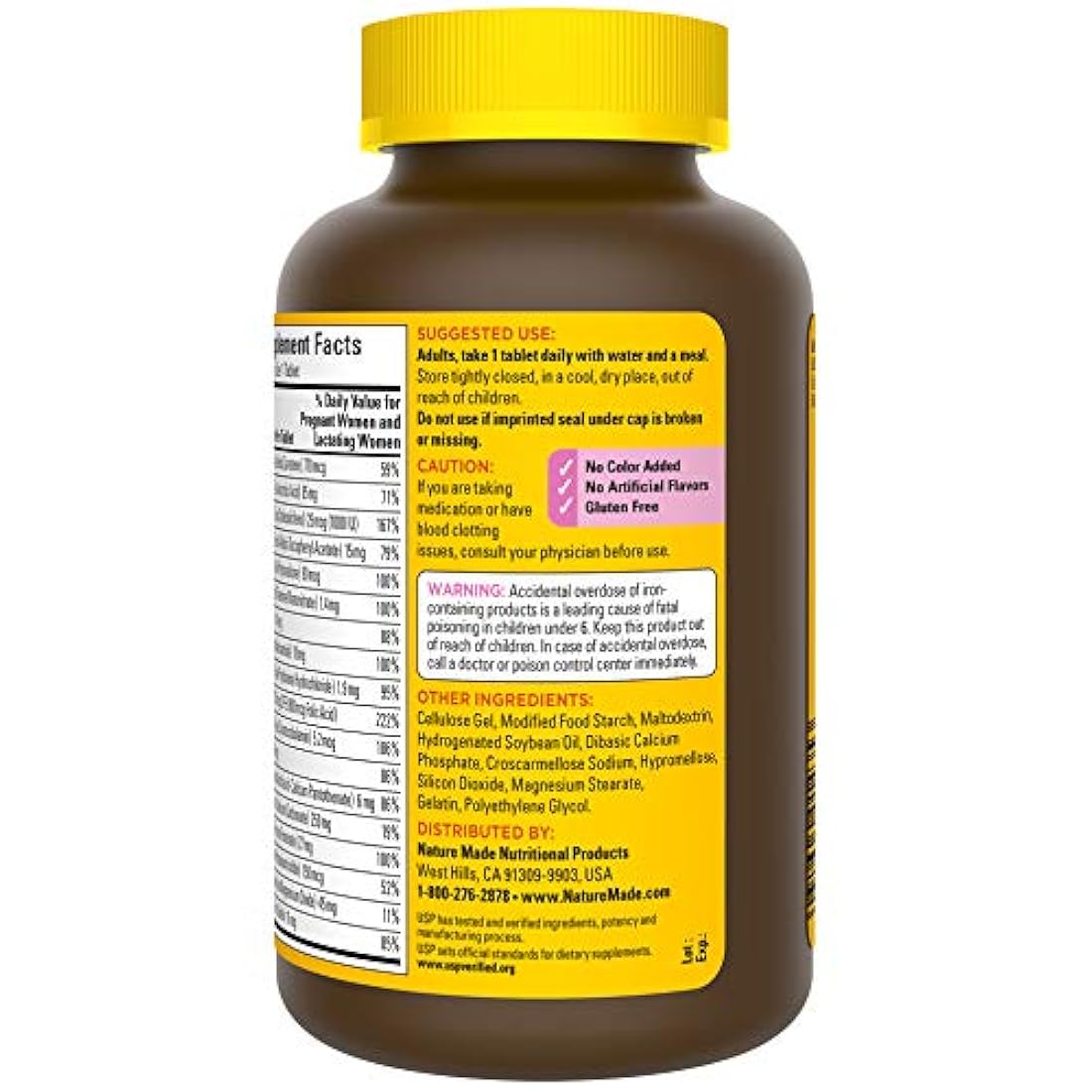 Nature Made Suplemento alimenticio Prenatal