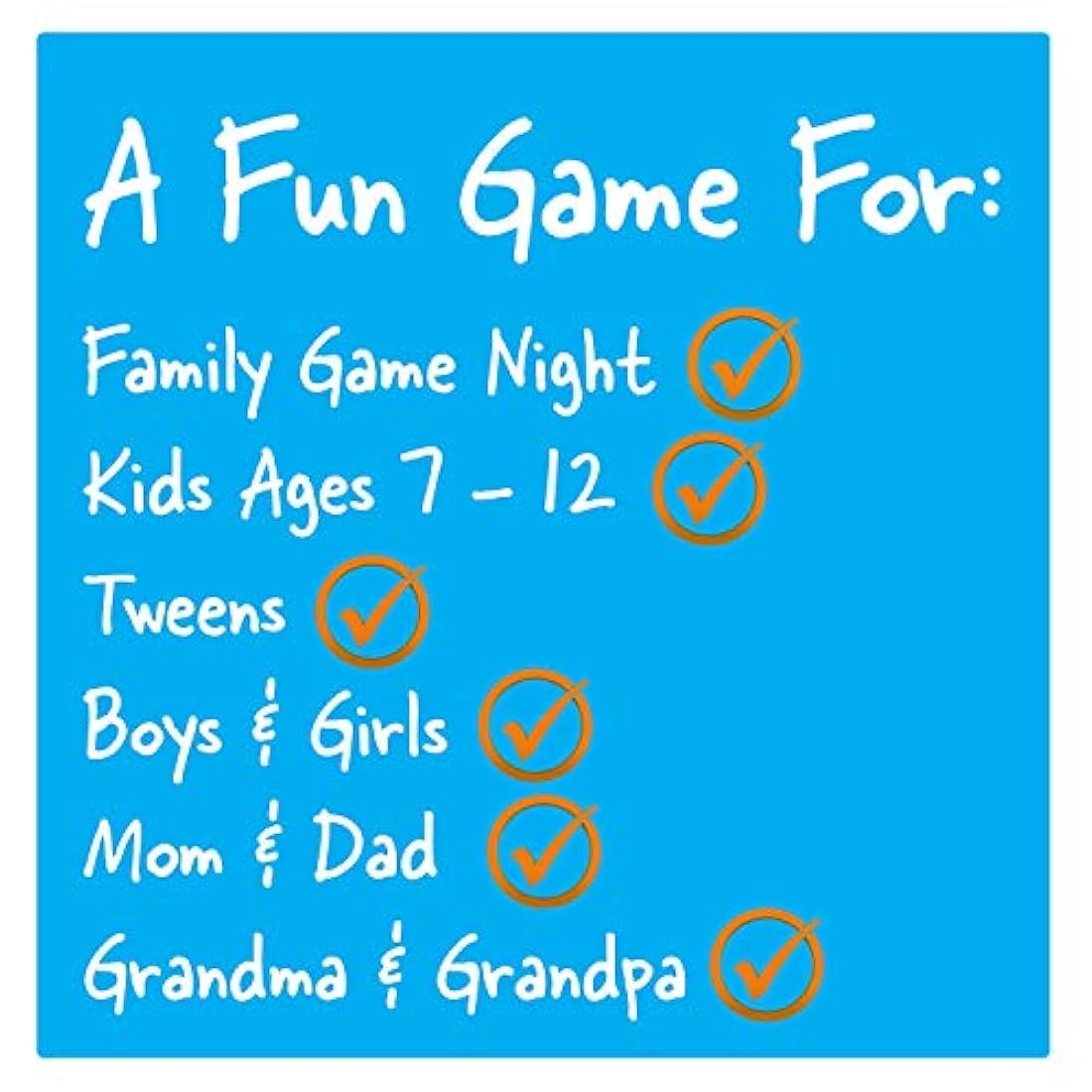 juego de cartas familiares en blanco para niños