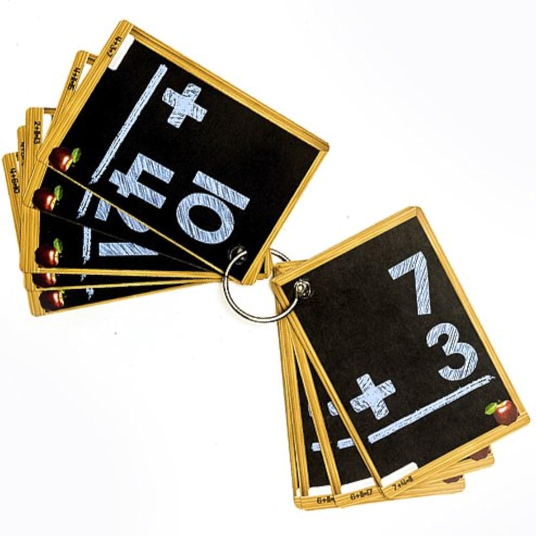 Juego de tarjetas linternas para matemáticas adición, resta