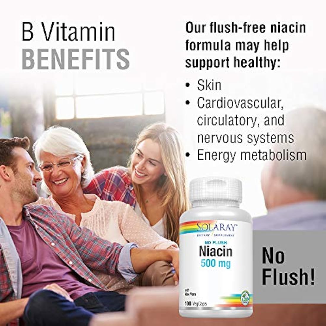 Cápsulas Niacina 500 mg