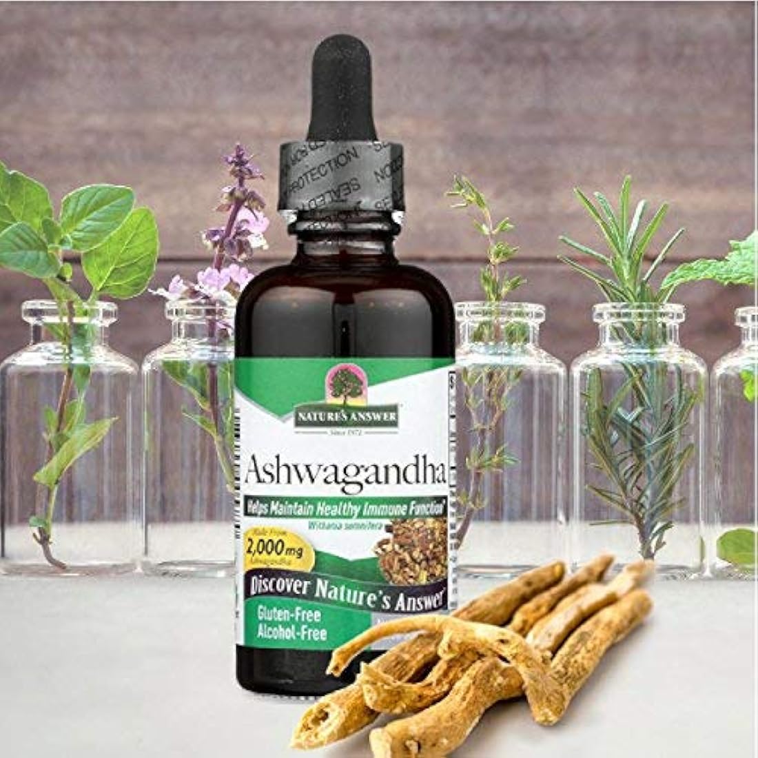 libre de raíz Ashwagandha, 2 fl oz