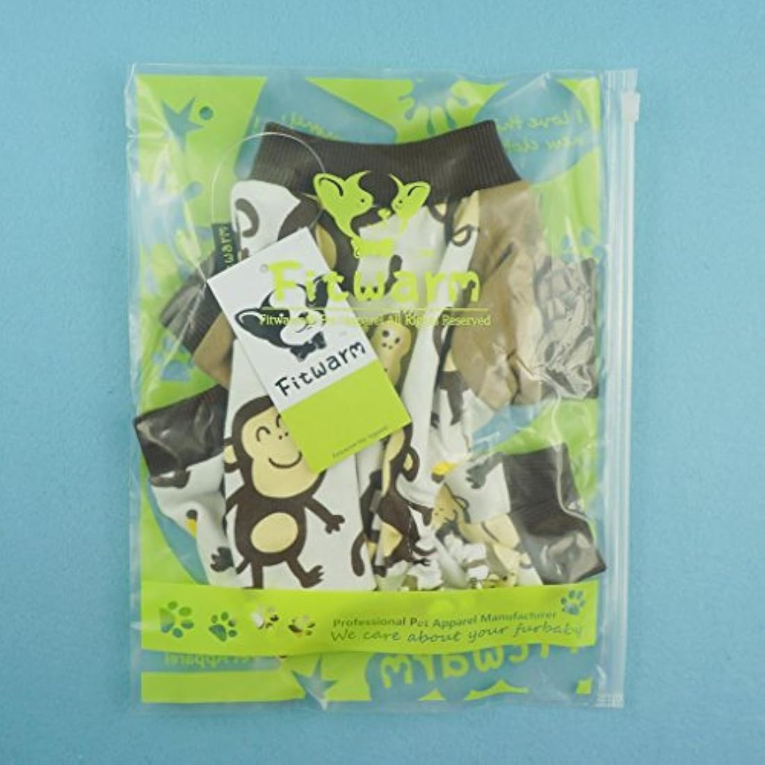 Pijama para mascotas Fitwarm de algodón suave con estampado