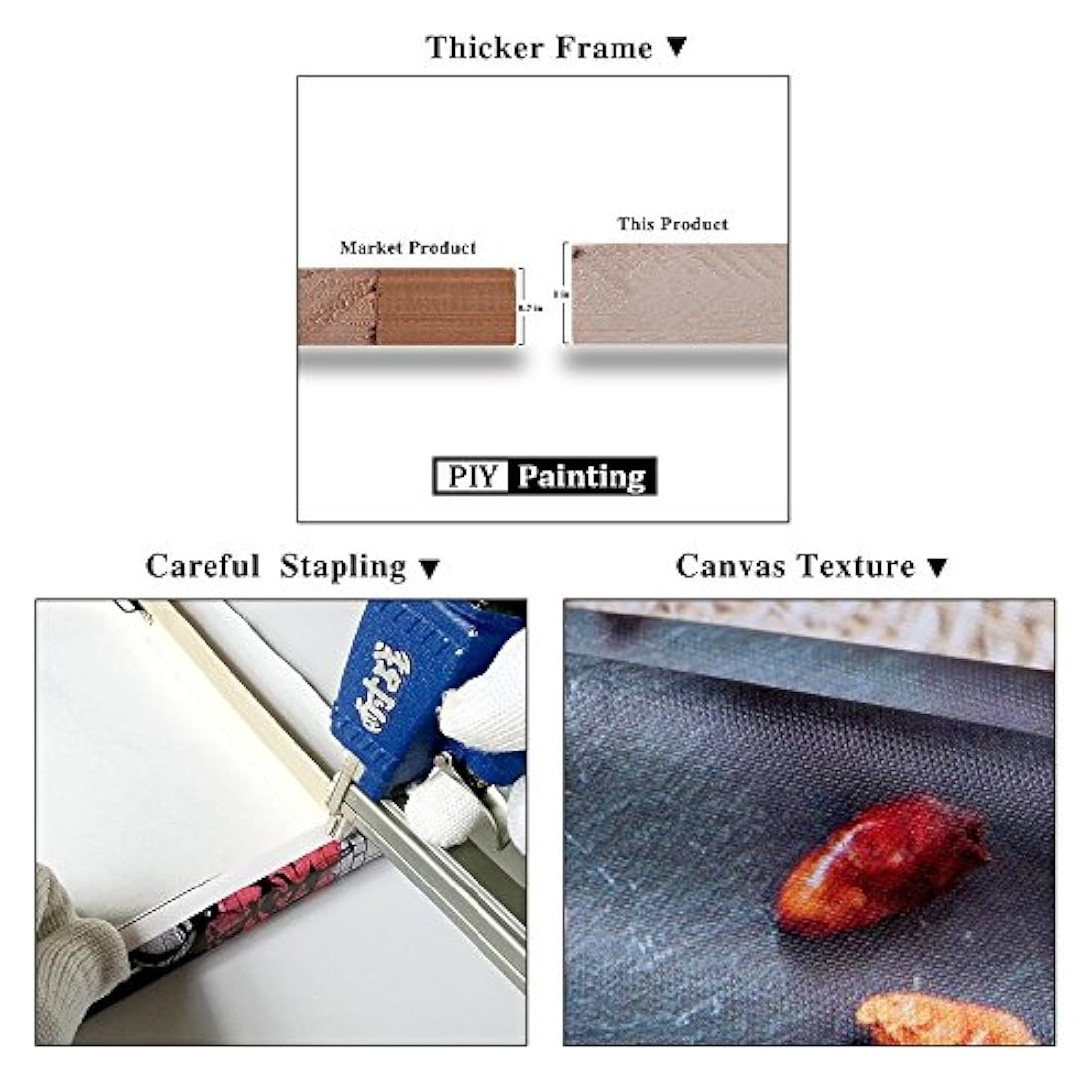 White Tiger Picture Decor para el dormitorio