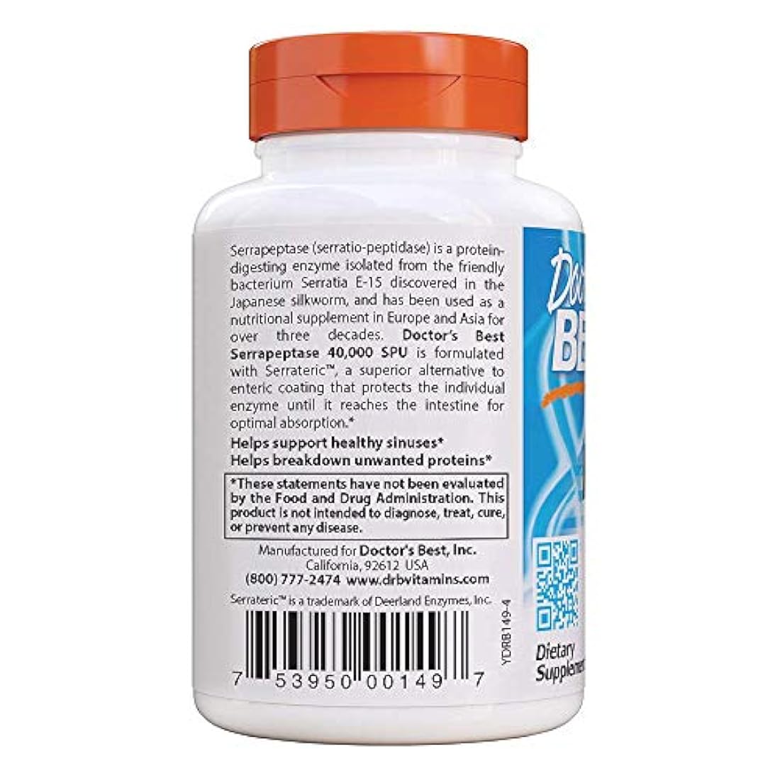 Serrapeptase unidades