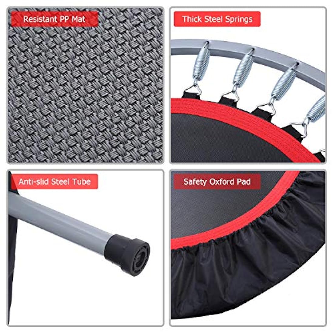 Mini trampolín plegable de 40 pulgadas