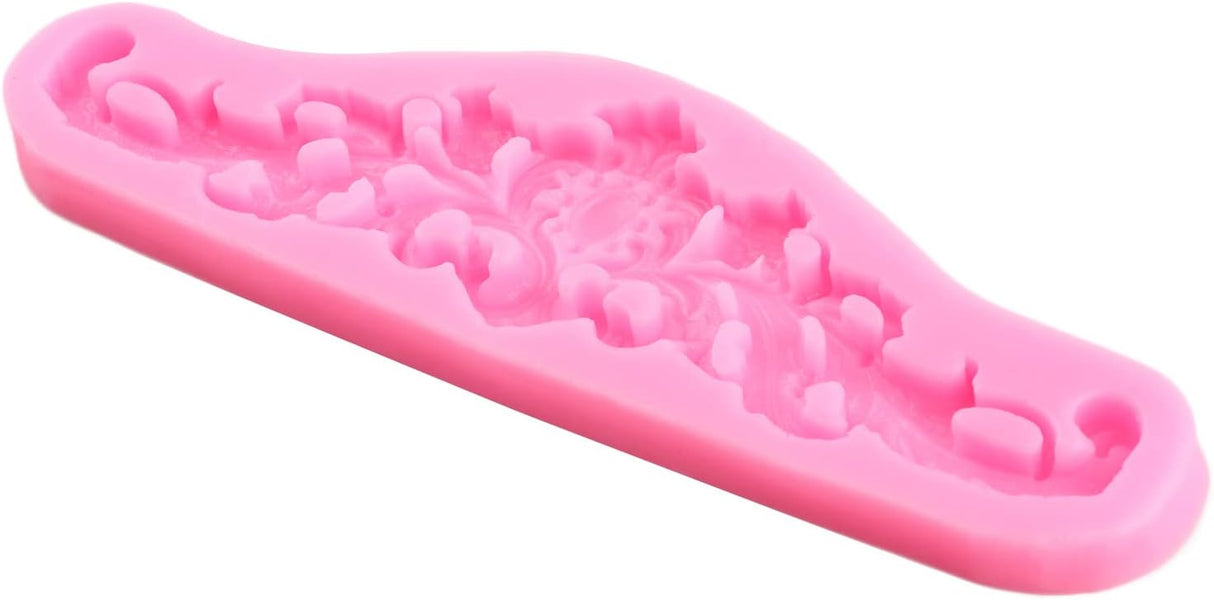 MYPRACS Moldes de fondant barrocos para fondant vintage