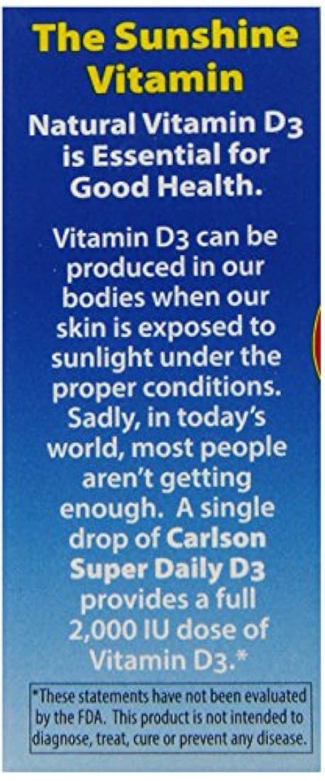 Vitamina líquida D3 sin sabor